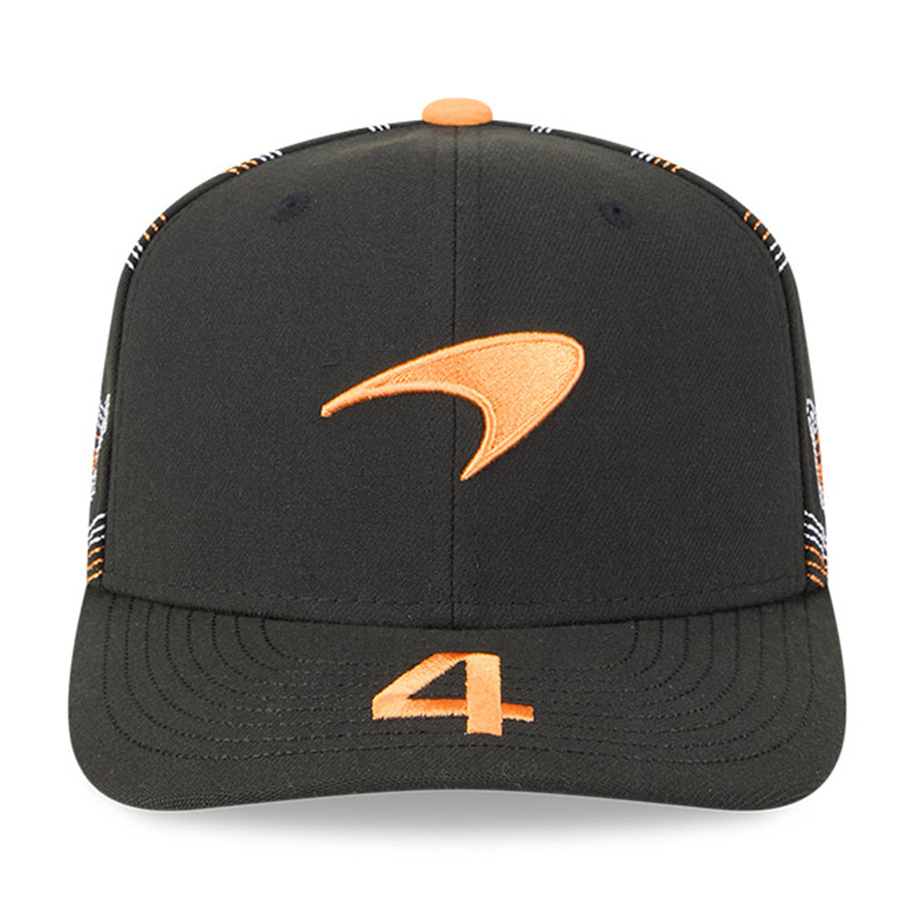 New Era McLaren Racing Lando Norris Austin Race Special Black 9SEVENTY Stretch Snapback Cap
