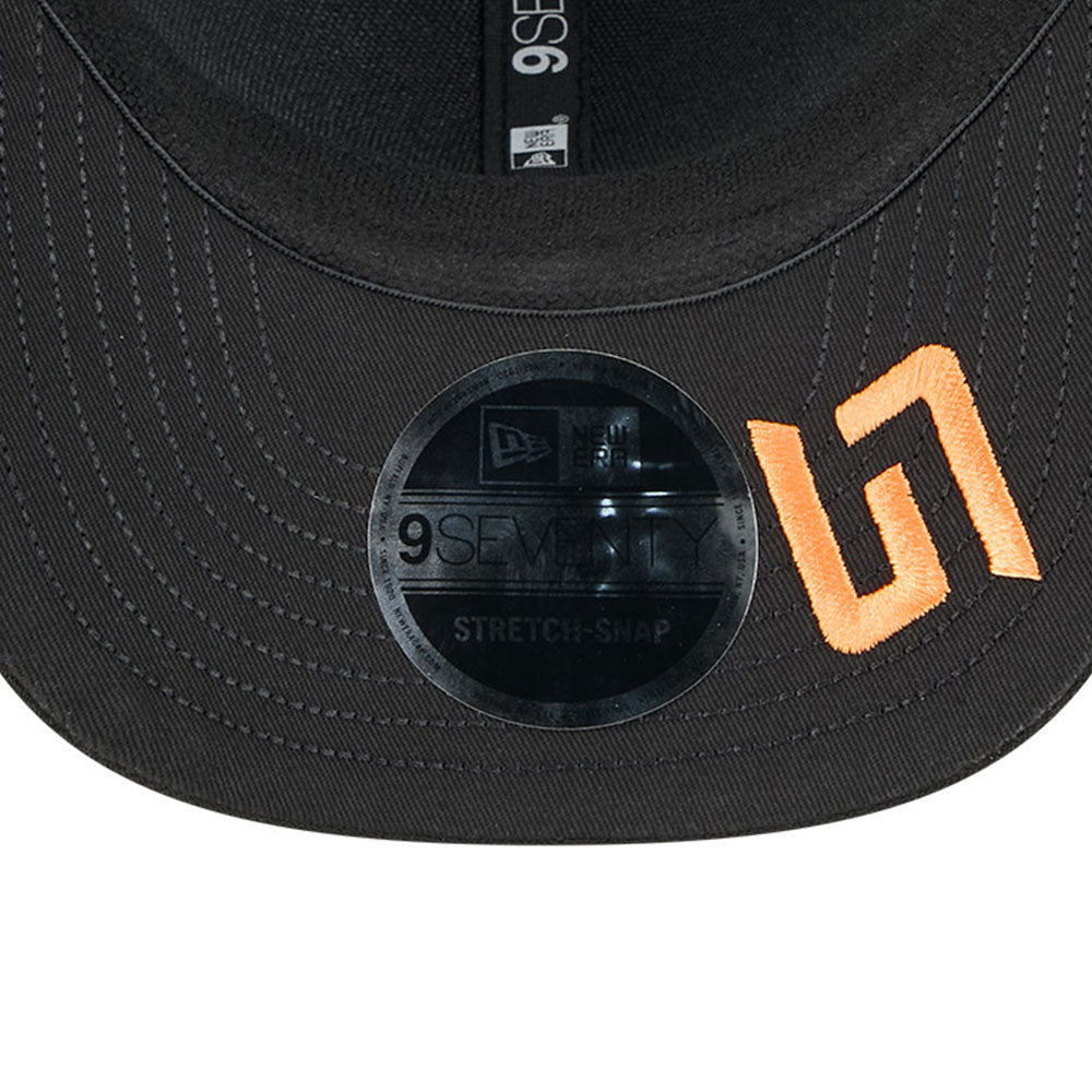 New Era McLaren Racing Lando Norris Austin Race Special Black 9SEVENTY Stretch Snapback Cap