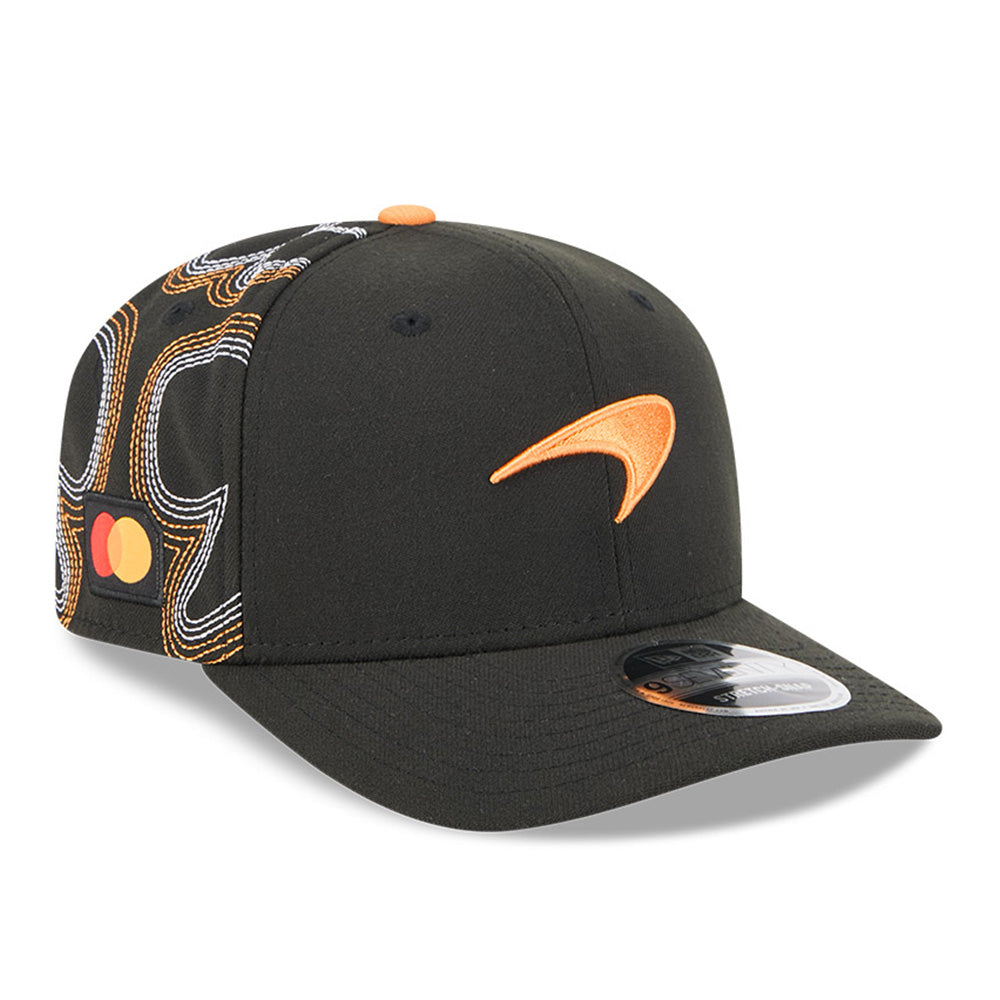 New Era McLaren Racing Austin Race Special Black 9SEVENTY Stretch Snapback Cap