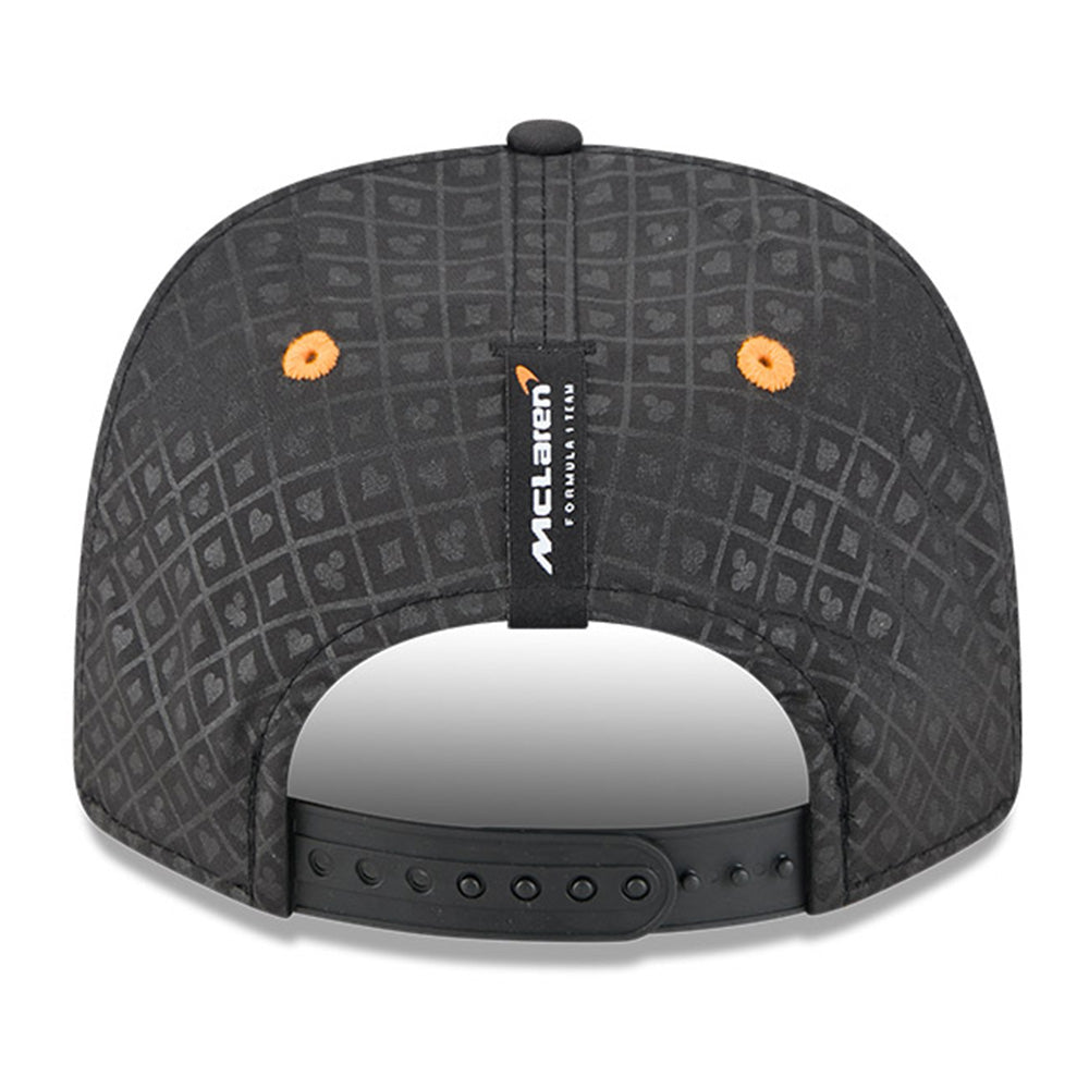 New Era McLaren Racing Oscar Piastri Las Vegas Race Special Black Orange 9SEVENTY Stretch Snapback Cap