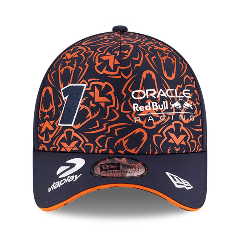 New Era Oracle Red Bull Racing Max Verstappen 2025 SP Orange Multi 9FORTY Adjustable Cap