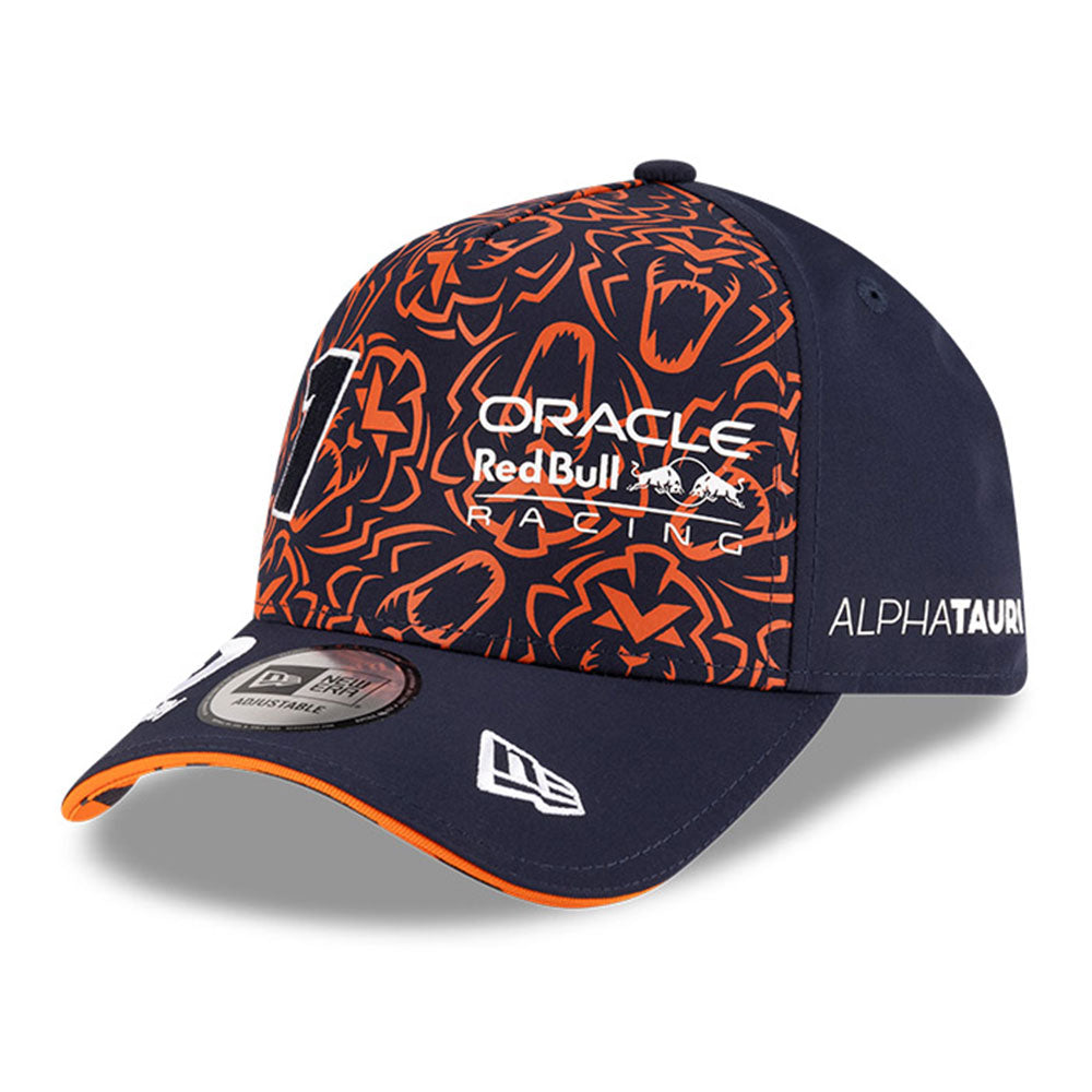 New Era Oracle Red Bull Racing Max Verstappen 2025 SP Orange Multi 9FORTY Adjustable Cap