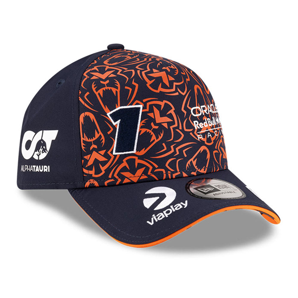 New Era Oracle Red Bull Racing Max Verstappen 2025 SP Orange Multi 9FORTY Adjustable Cap