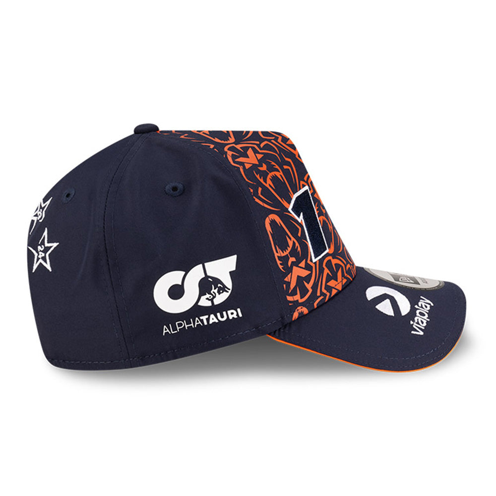 New Era Oracle Red Bull Racing Max Verstappen 2025 SP Orange Multi 9FORTY Adjustable Cap
