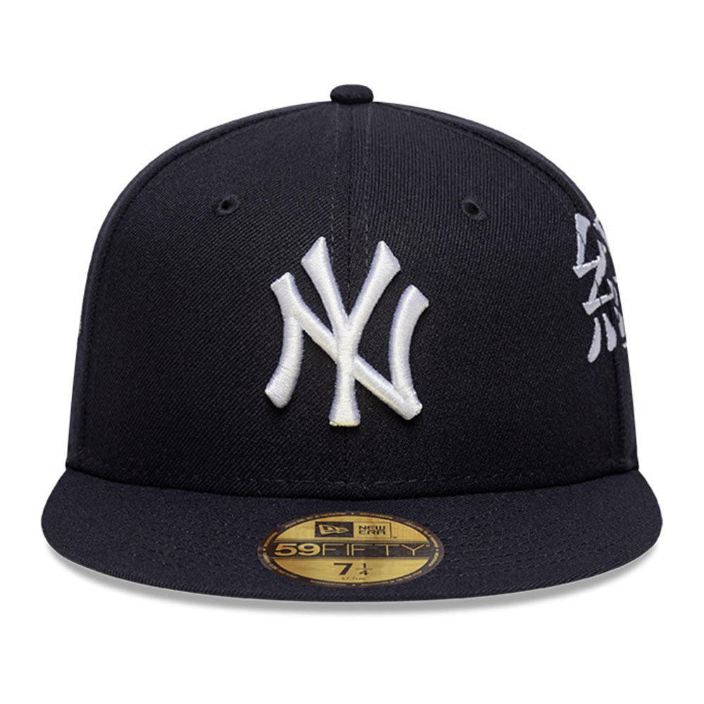 New Era New York Yankees Japanese Kanji Navy 59FIFTY Cap