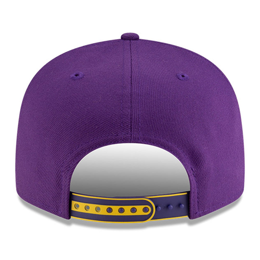 New Era Los Angeles Lakers Tip Off 2025 White Purple 9FIFTY Split Panel Snapback Cap