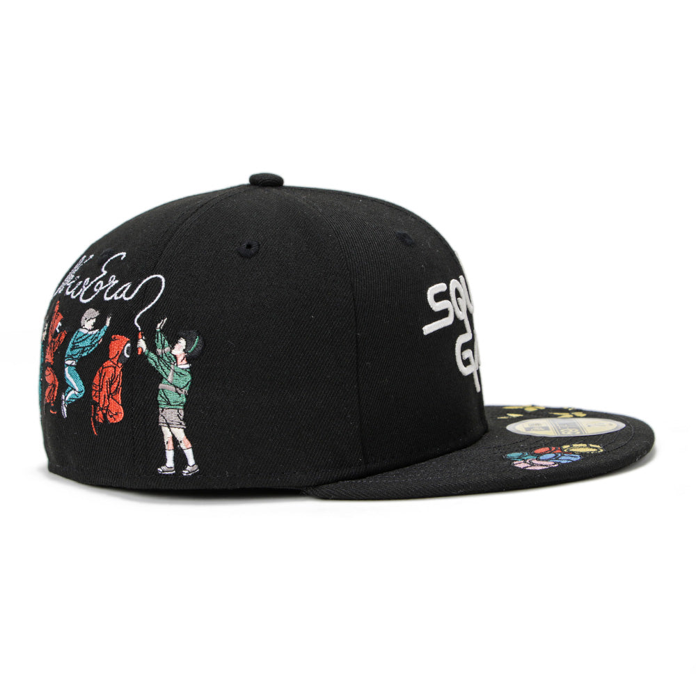 New Era x Squid Game Rear Hit Black 59FIFTY Fitted Cap