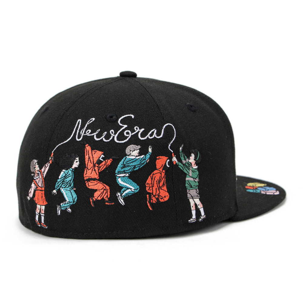 New Era x Squid Game Rear Hit Black 59FIFTY Fitted Cap