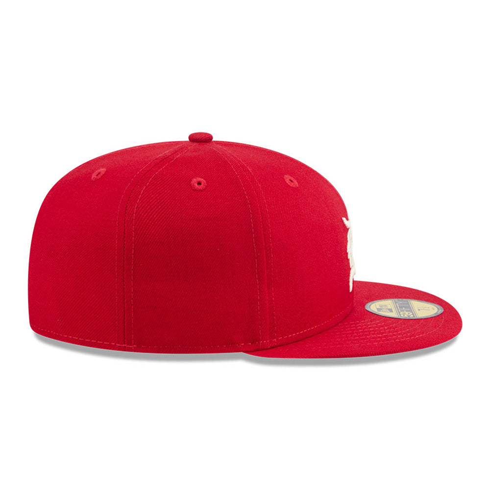 New Era x Fear of God Cincinatti Reds MLB Negro League 2025 Scarlet 59FIFTY Fitted Cap (Limited Exclusive)