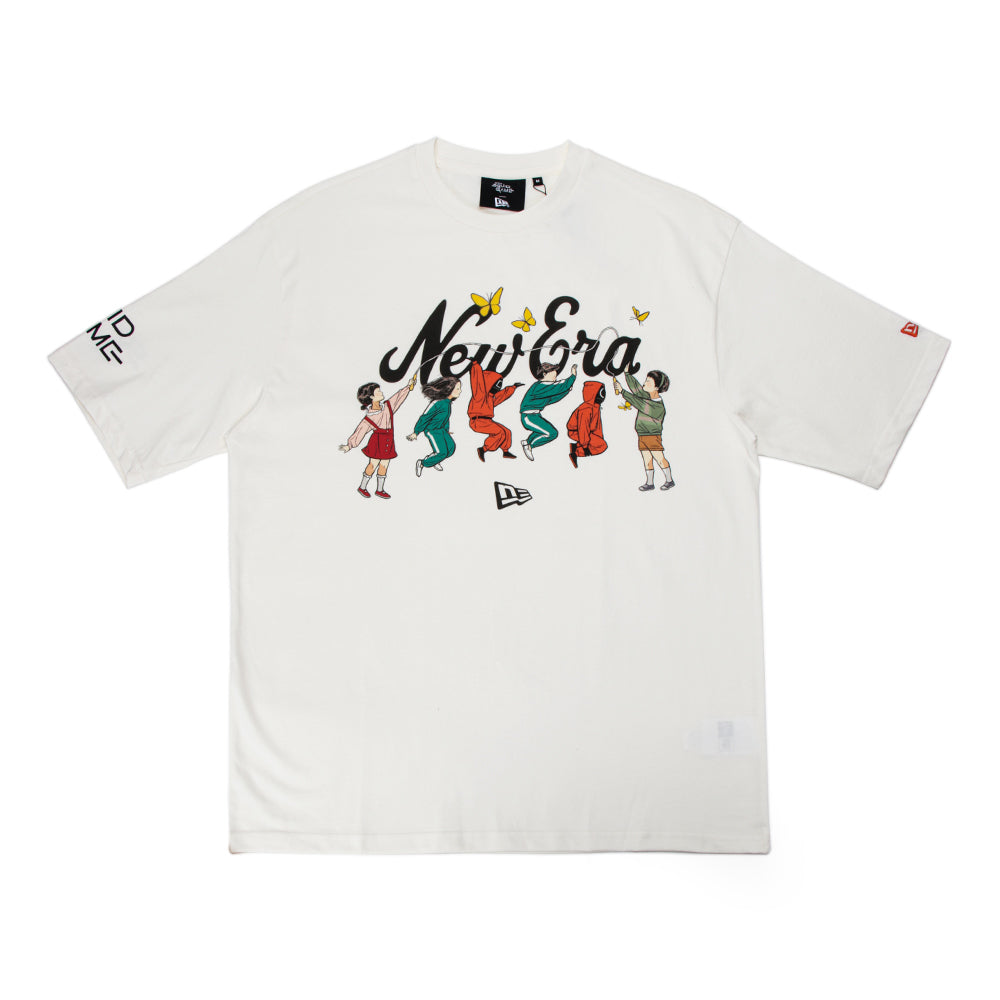 New Era x Squid Game Stone Graphic Oversized Short Sleeve T-Shirt