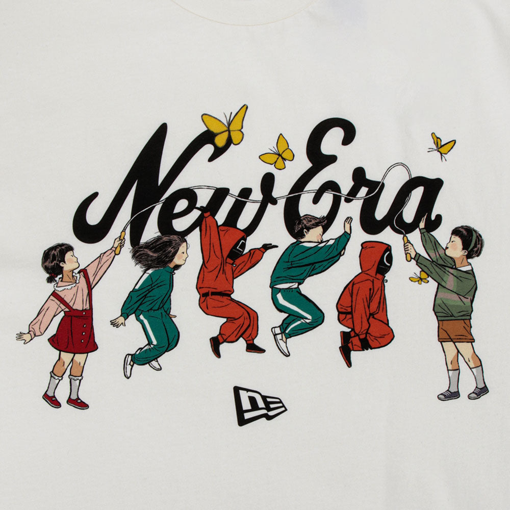 New Era x Squid Game Stone Graphic Oversized Short Sleeve T-Shirt