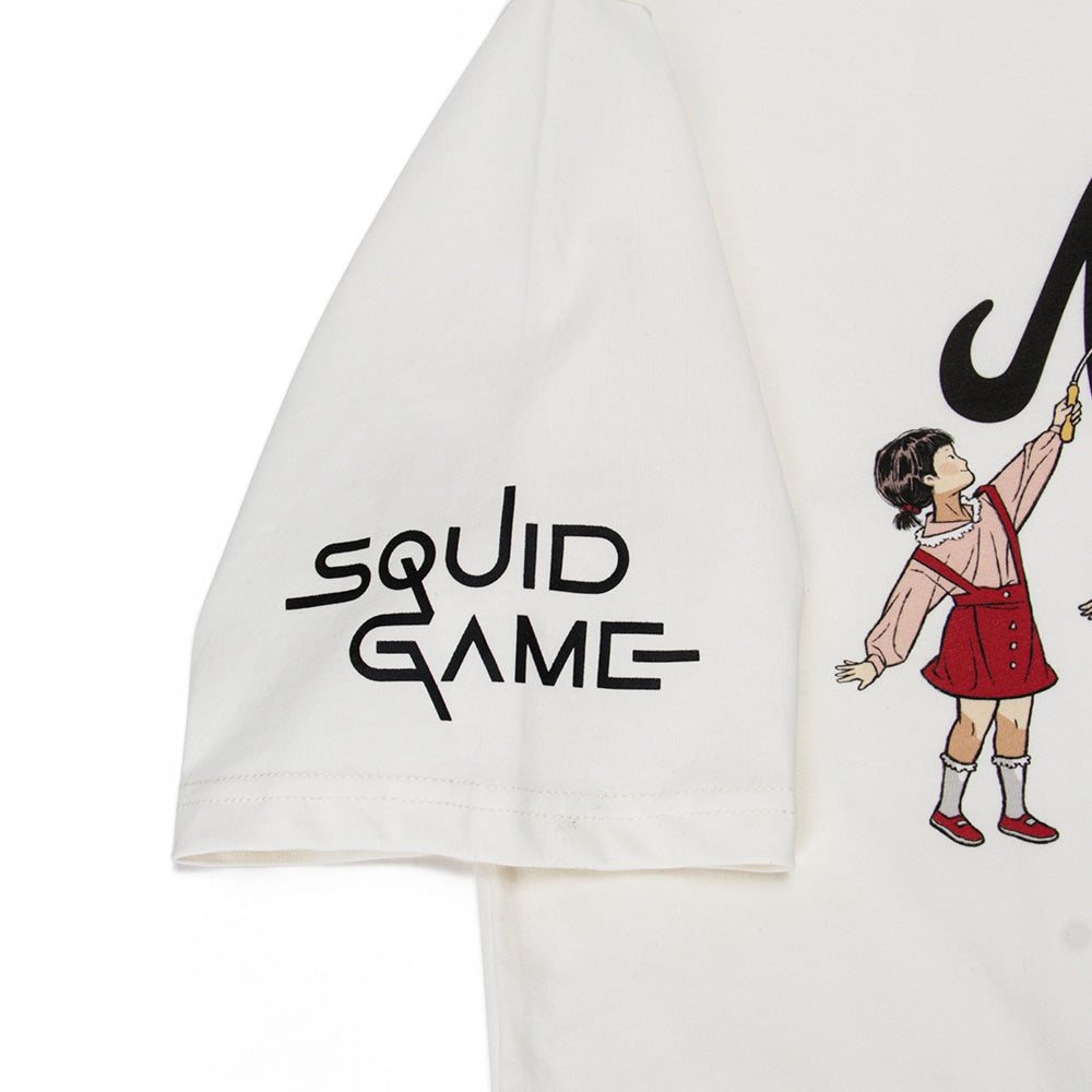 New Era x Squid Game Stone Graphic Oversized Short Sleeve T-Shirt