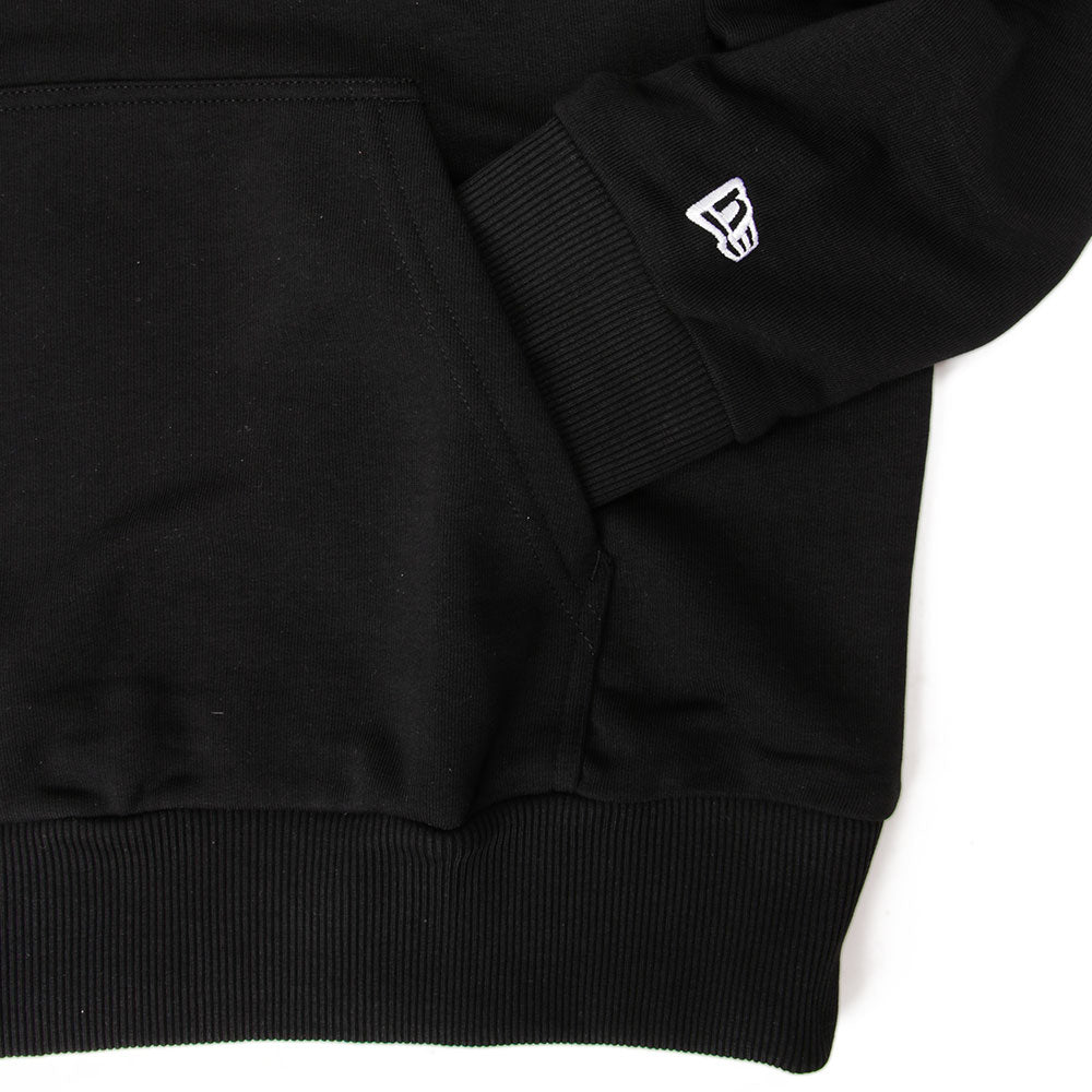New Era x Squid Game Black Graphic Oversized Hoodie