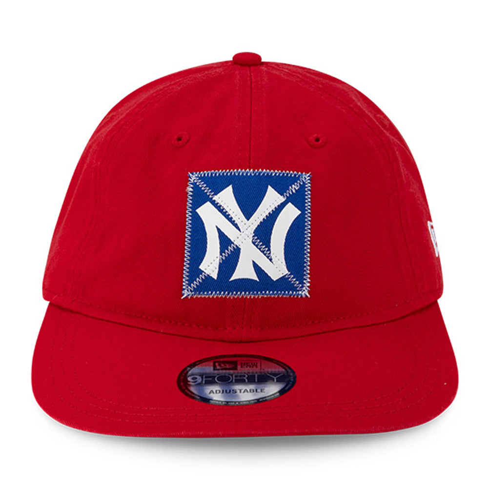 New Era x Ralph Lauren (ONLINE EXCLUSIVE) New York Yankees Red 9FORTY Long Bill Adjustable Cap