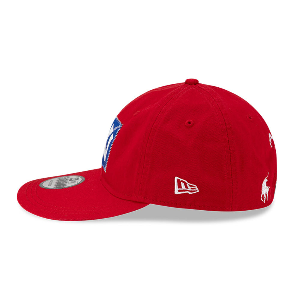 New Era x Ralph Lauren (ONLINE EXCLUSIVE) New York Yankees Red 9FORTY Long Bill Adjustable Cap