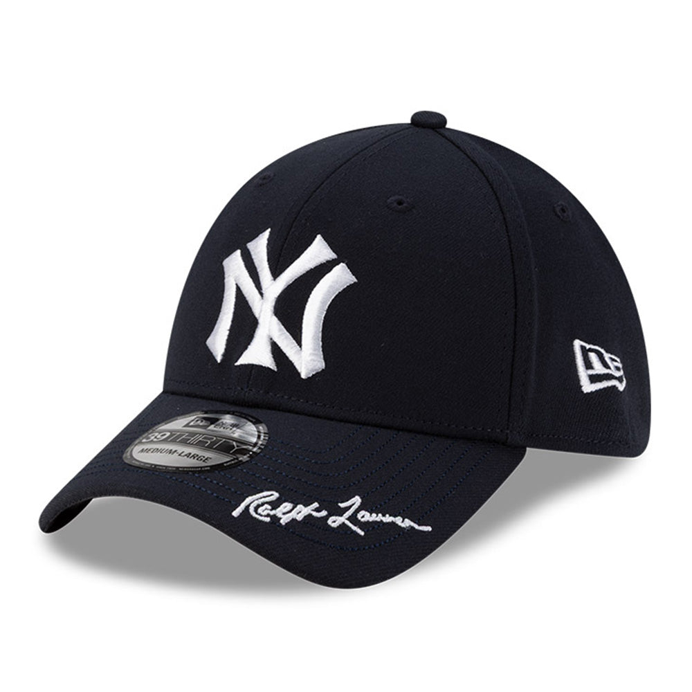 New Era x Ralph Lauren New York Yankees Navy 39THIRTY Stretch Fit Adjustable Cap