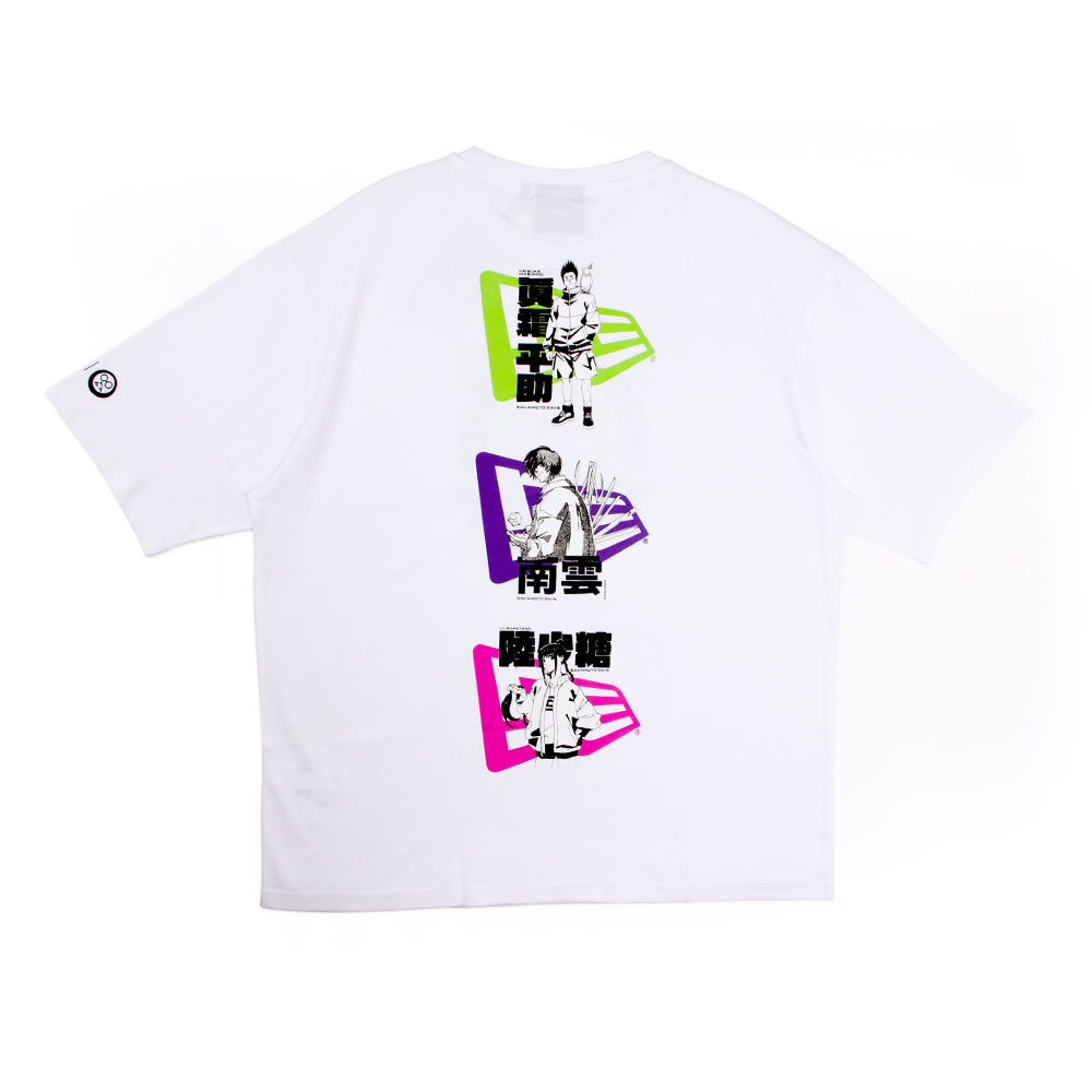 New Era x Sakamoto Days Graphic White Oversized Short Sleeve T-Shirt