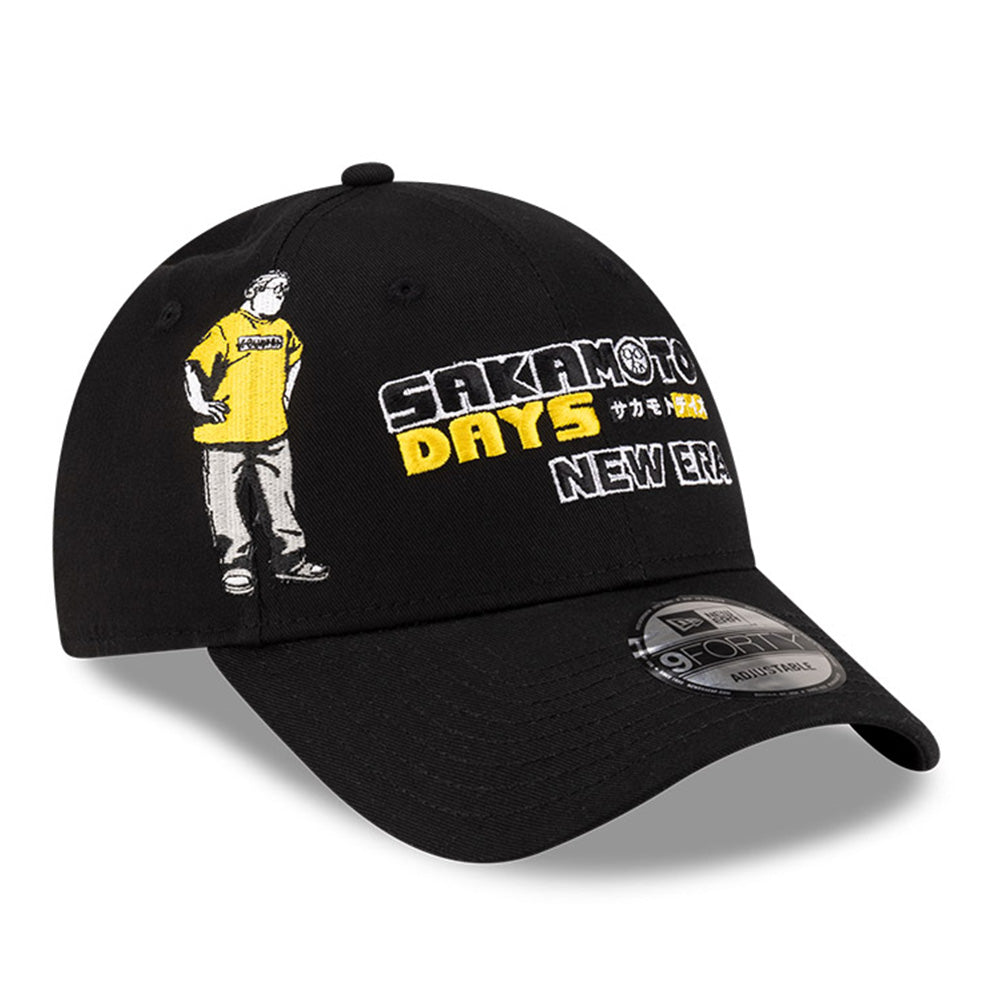 New Era x Sakamoto Days Assassin Black 9FORTY Adjustable Cap