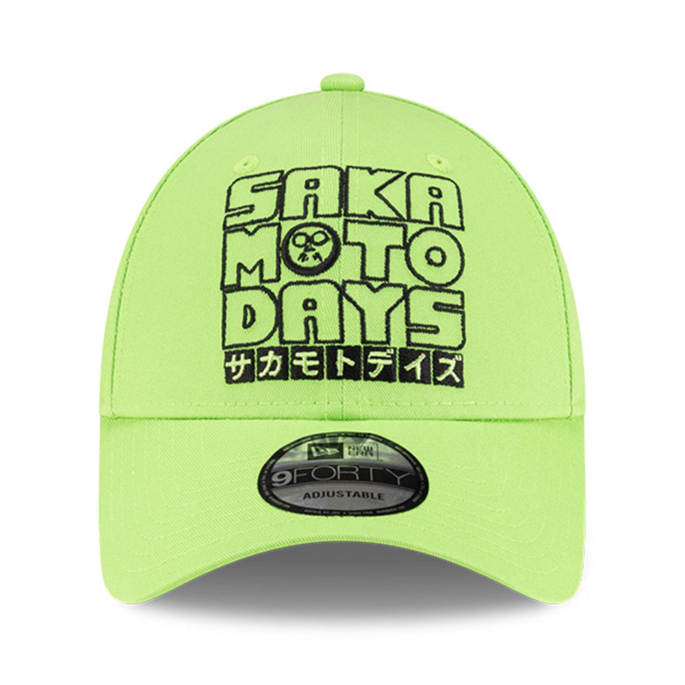 New Era x Sakamoto Days Wordmark Green 9FORTY Adjustable Cap