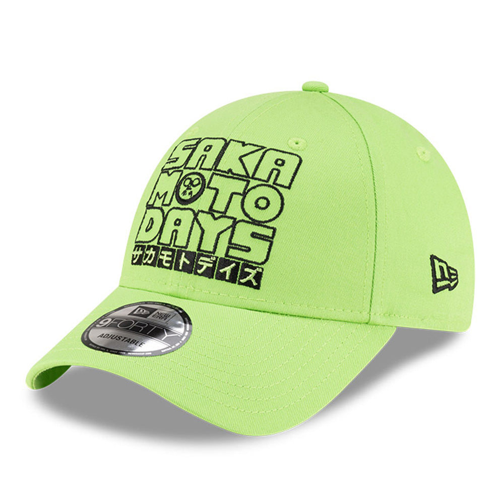 New Era x Sakamoto Days Wordmark Green 9FORTY Adjustable Cap