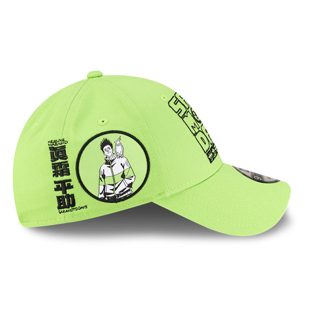New Era x Sakamoto Days Wordmark Green 9FORTY Adjustable Cap