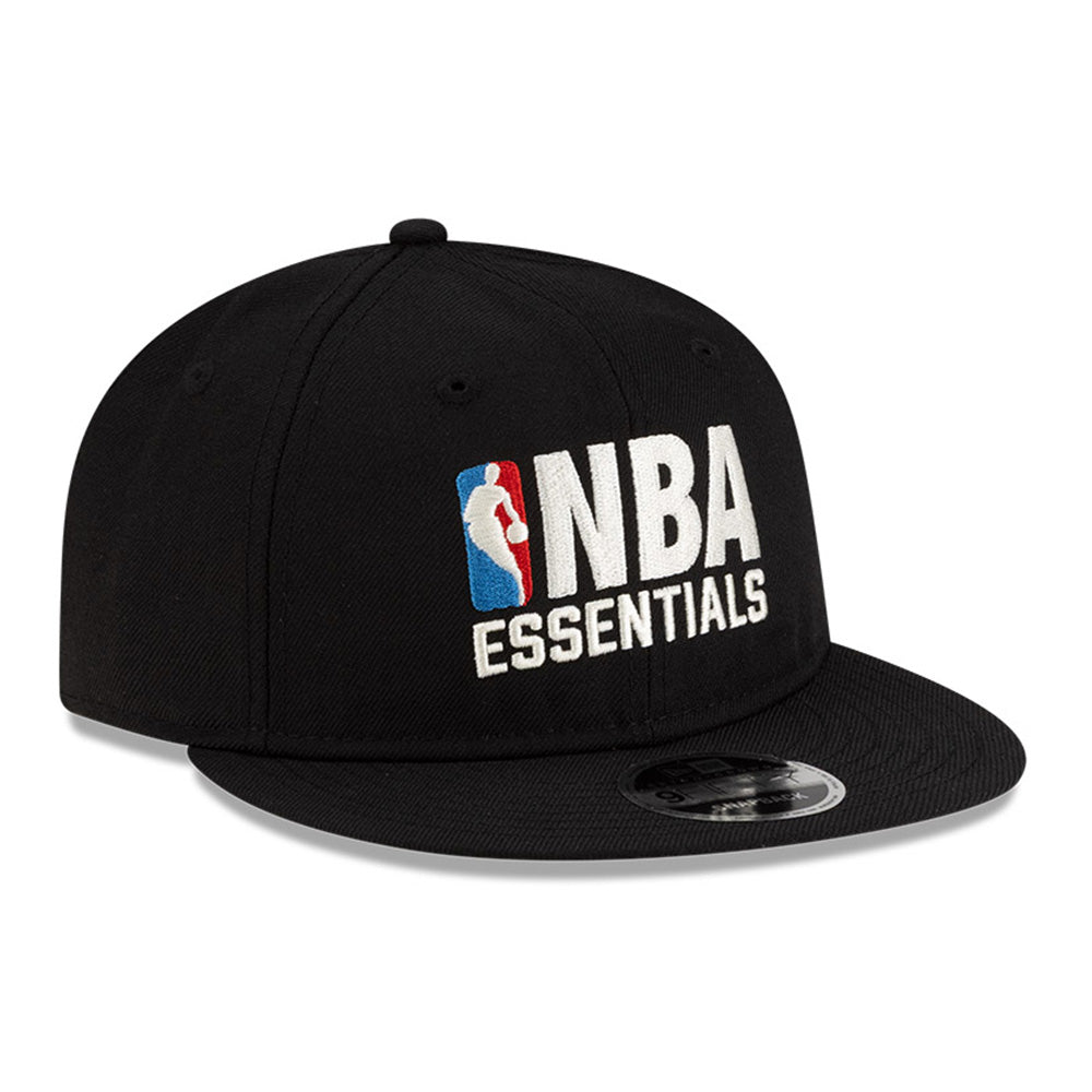 New Era Fear of God x NBA Logo Black 9FIFTY Retro Crown Snapback Cap