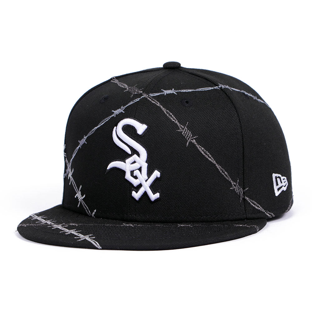 New Era Chicago White Sox Halloween Wire Black 59FIFTY Fitted Cap