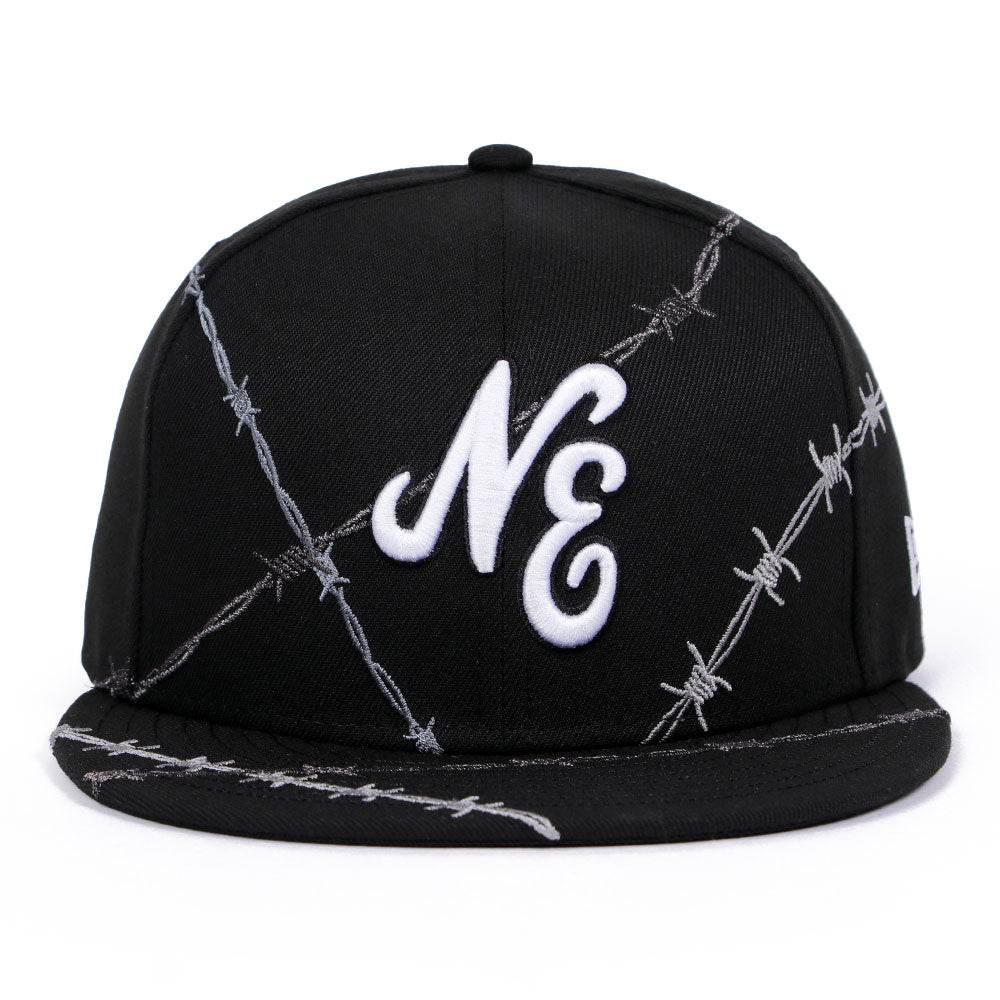 New Era Script Halloween Wire Black 59FIFTY Fitted Cap