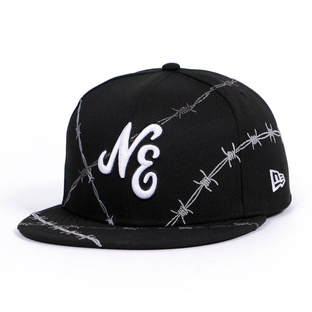 New Era Script Halloween Wire Black 59FIFTY Fitted Cap