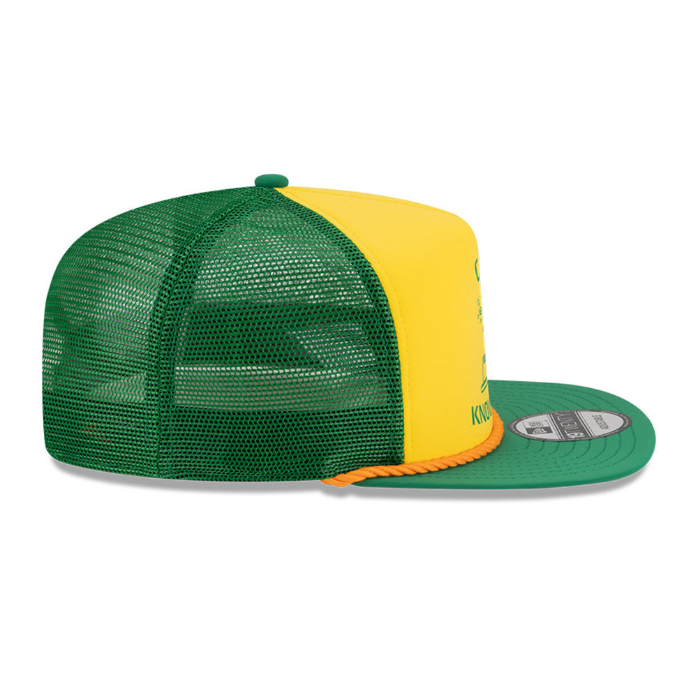 New Era x Stranger Things Graphic Yellow Green 19TWENTY Adjustable Cap