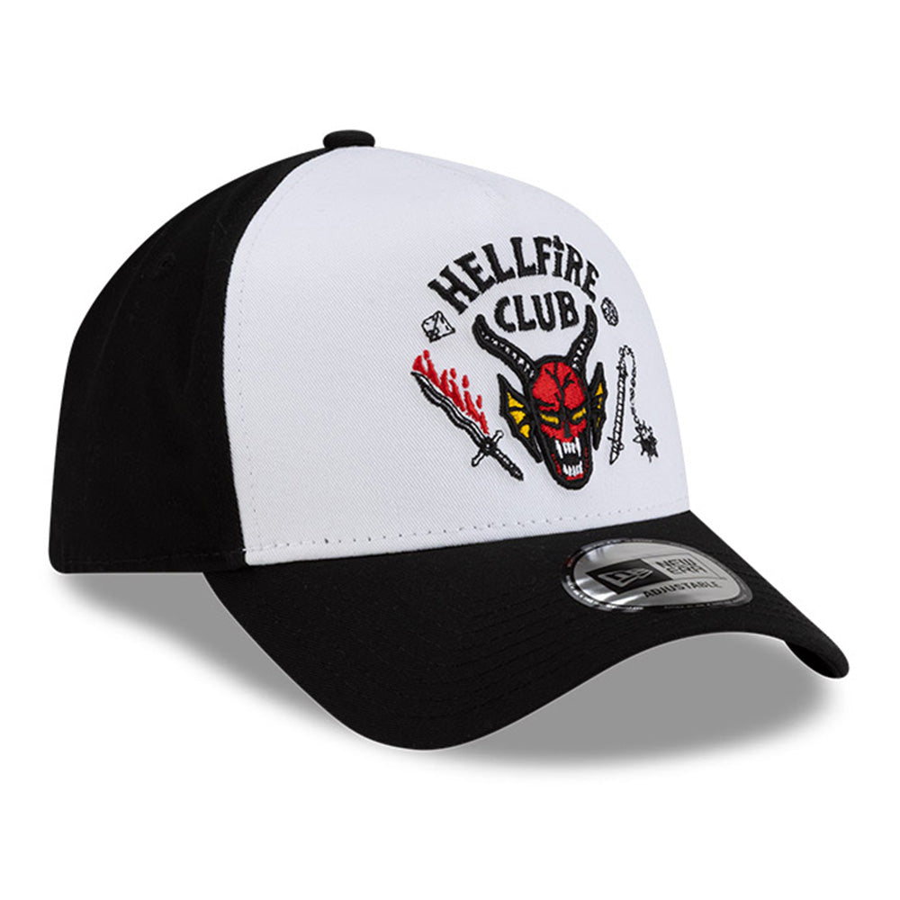 New Era x Stranger Things Graphic Black 9FORTY E-Frame Snapback Cap