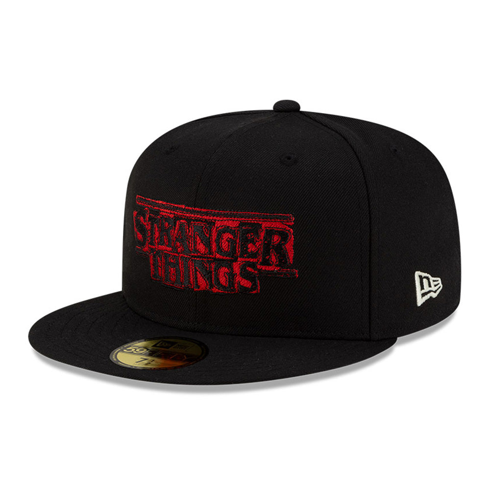 New Era x Stranger Things All Over Black 59FIFTY FItted Cap