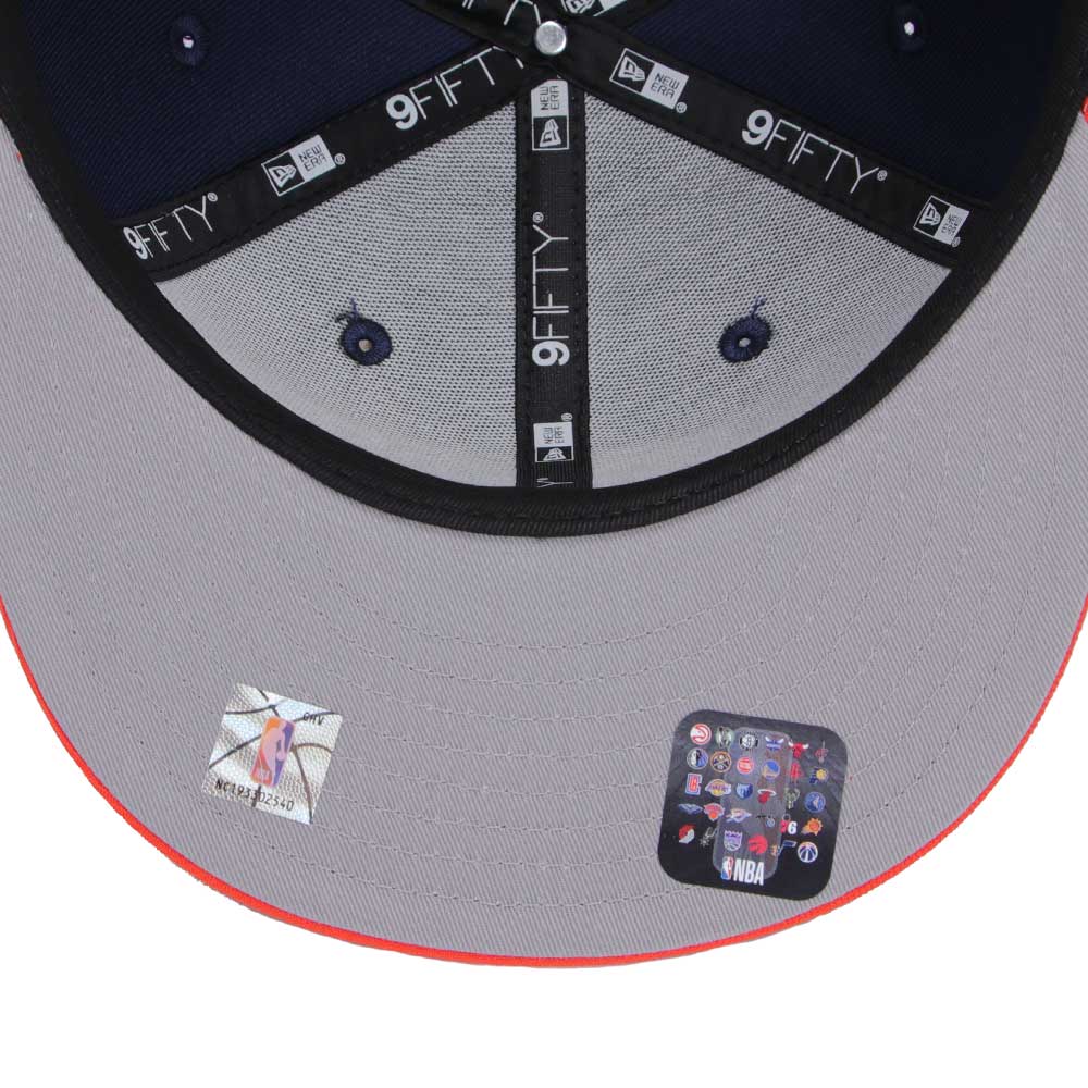 New Era Oaklahoma City Thunder OTC Oceanside Blue Orange 9FIFTY Snapback Cap