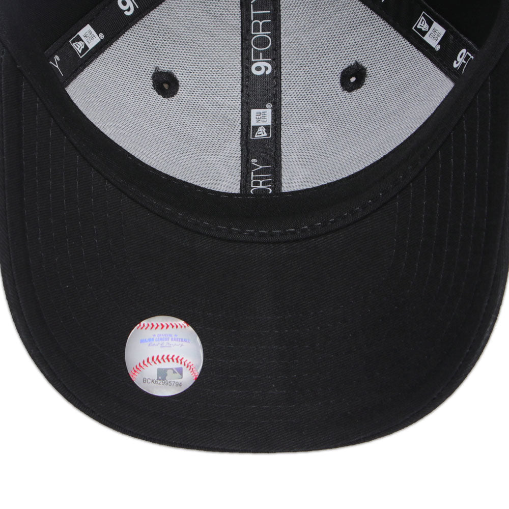 New Era Boston Red Sox Black Youth 9FORTY Adjustable Cap
