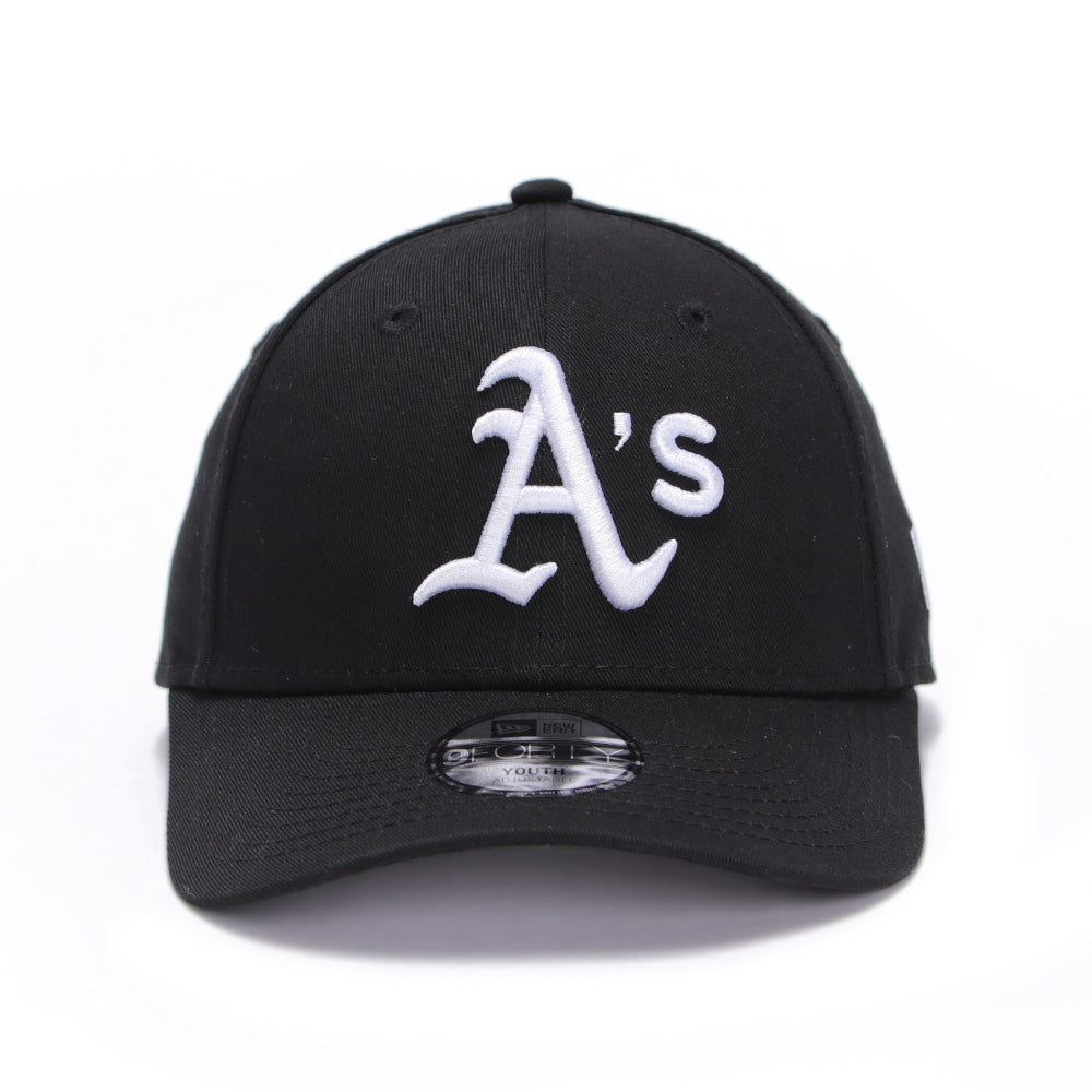 New Era Oakland Athletics Black Youth 9FORTY Adjustable Cap