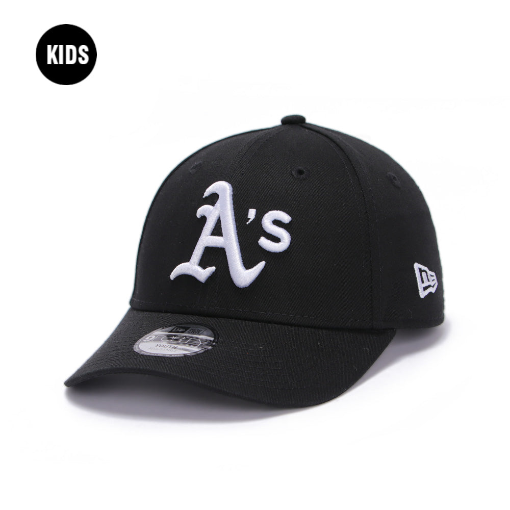 New Era Oakland Athletics Black Youth 9FORTY Adjustable Cap