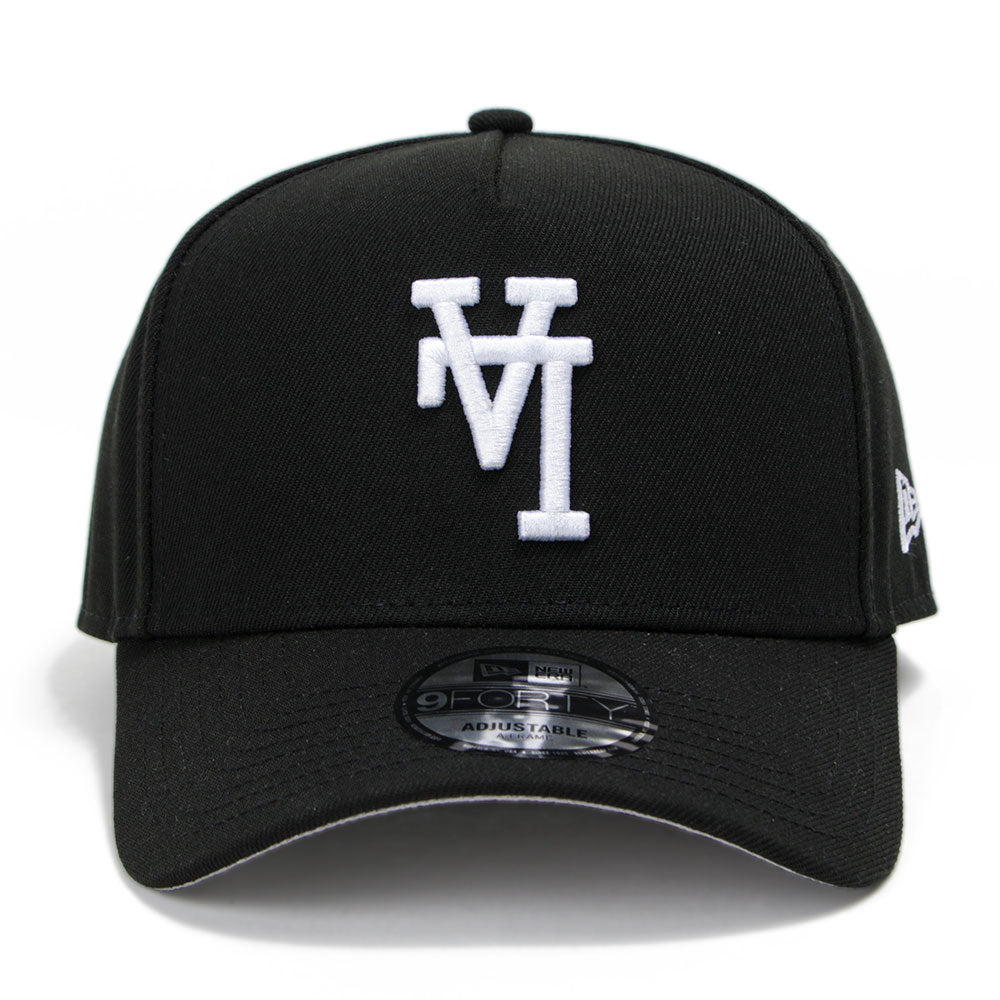 New Era Los Angeles Dodgers UPSIDE DOWN Black 9FORTY A-Frame Snapback Cap