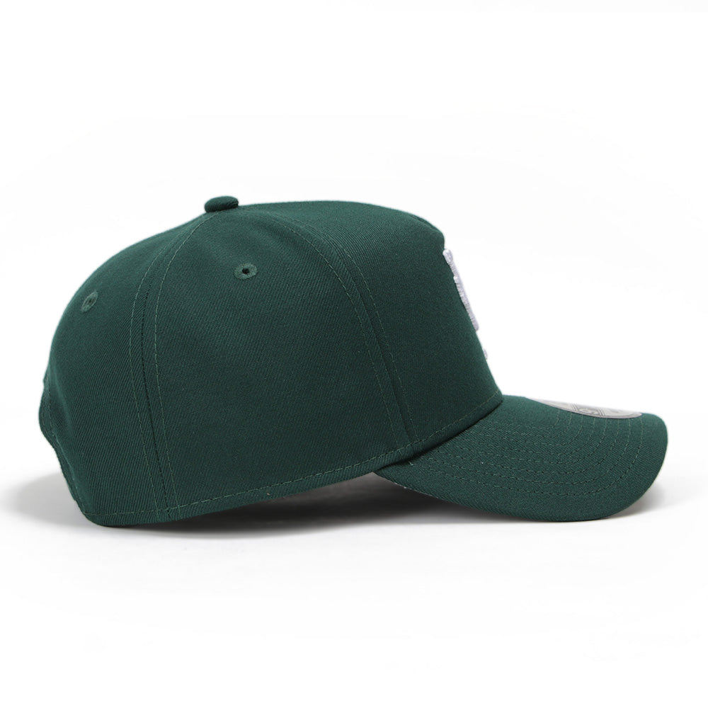 New Era Los Angeles Dodgers UPSIDE DOWN Dark Green 9FORTY A-Frame Snapback Cap