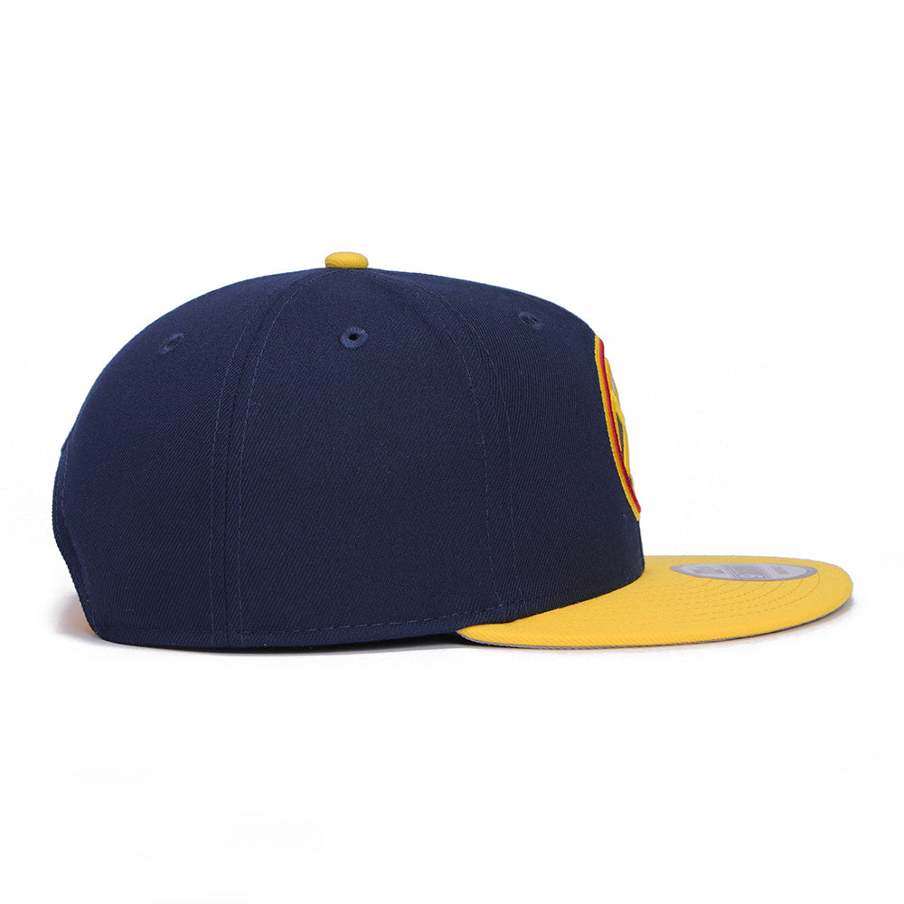 New Era Denver Nuggets OTC Oceanside Blue Yellow 9FIFTY Snapback Cap