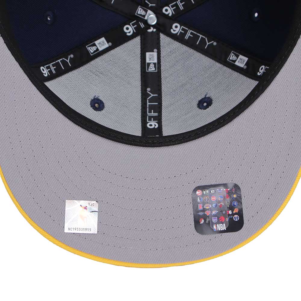 New Era Denver Nuggets OTC Oceanside Blue Yellow 9FIFTY Snapback Cap