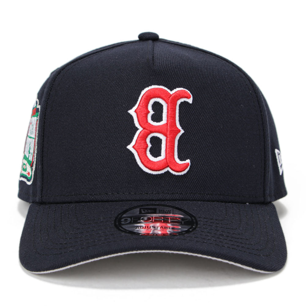 New Era Boston Red Sox Upside Down Navy 9FORTY A-Frame Snapback Cap