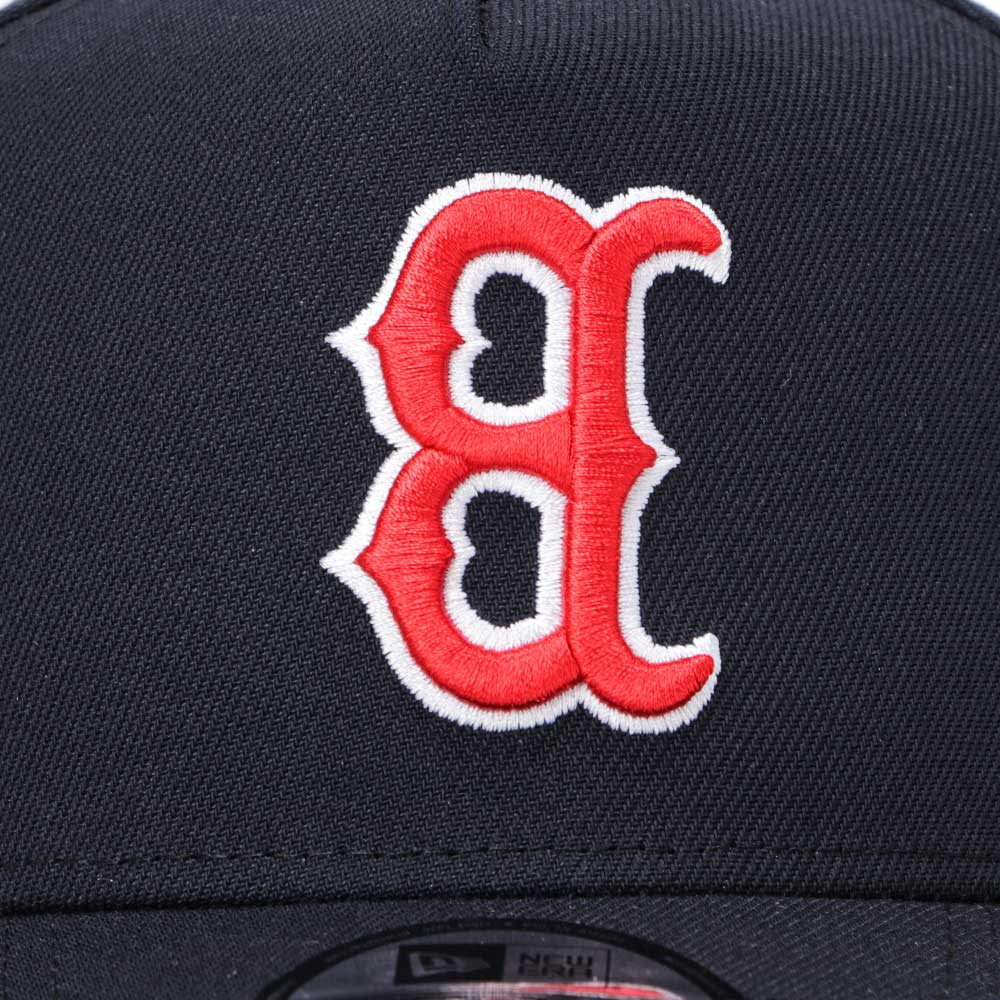 New Era Boston Red Sox Upside Down Navy 9FORTY A-Frame Snapback Cap