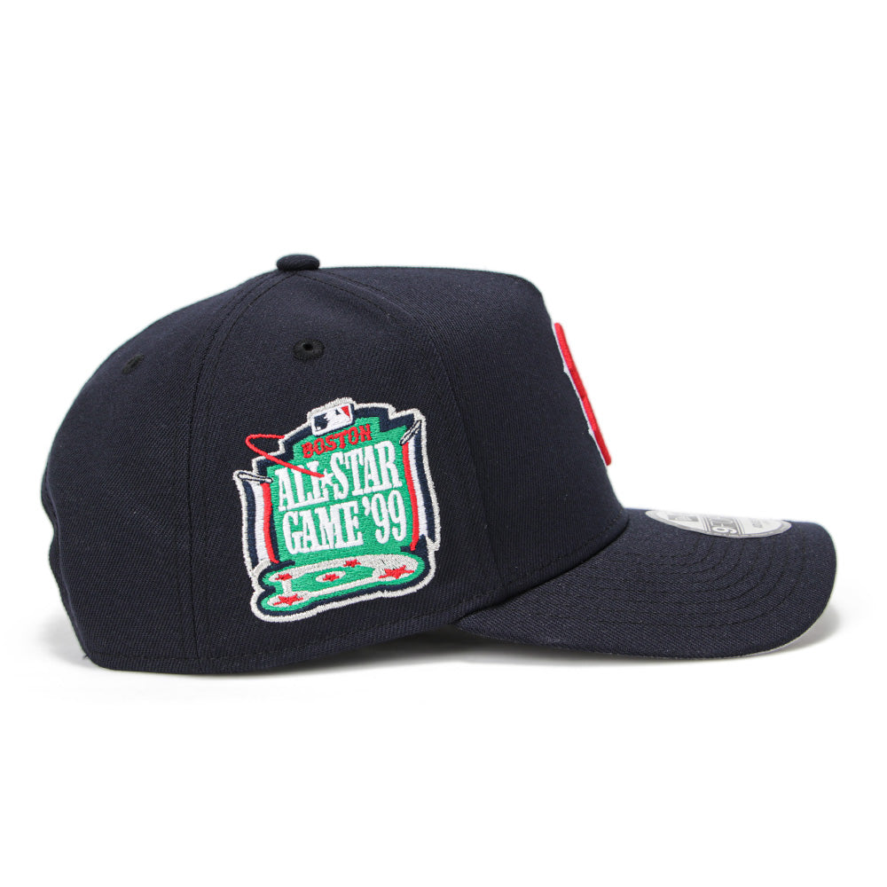 New Era Boston Red Sox Upside Down Navy 9FORTY A-Frame Snapback Cap