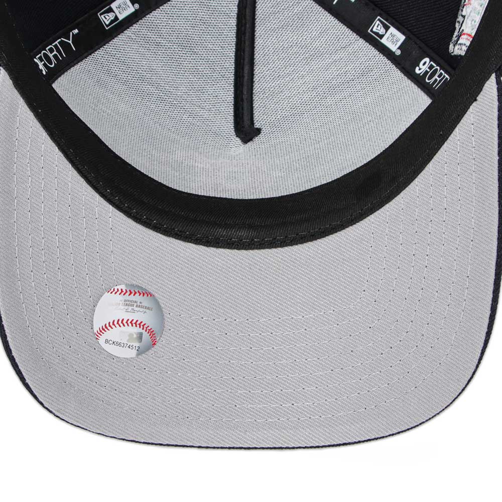 New Era Boston Red Sox Upside Down Navy 9FORTY A-Frame Snapback Cap