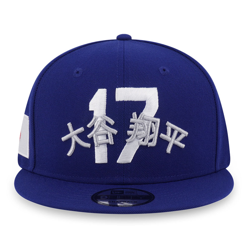 New Era Los Angeles Dodgers Special Pack Ohtani Japan Flag Blue 9FIFTY Snapback Cap