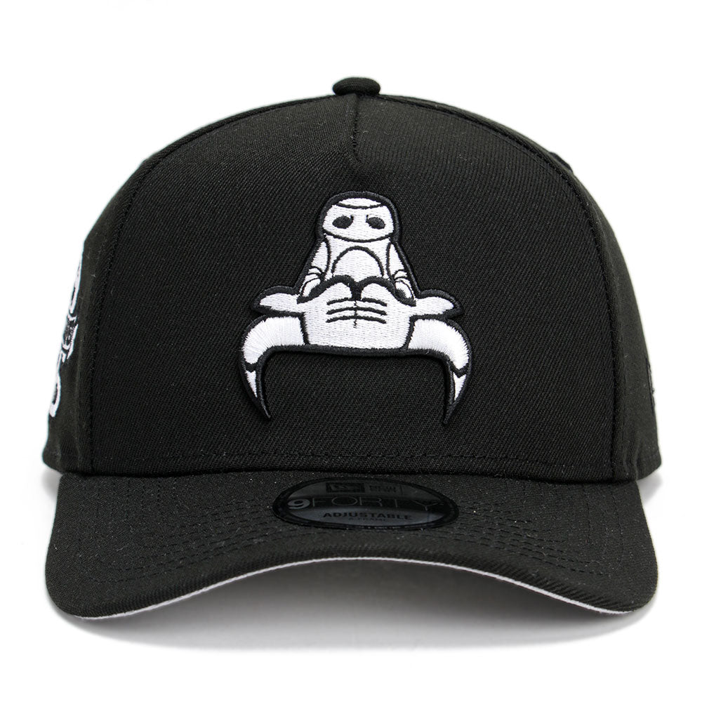 New Era Chicago Bulls Upside Down Black 9FORTY A-Frame Snapback Cap