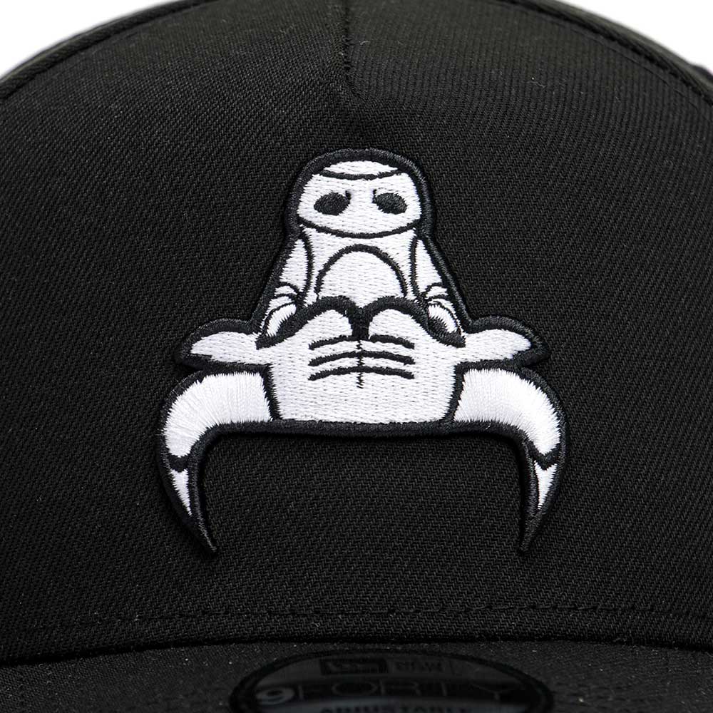 New Era Chicago Bulls Upside Down Black 9FORTY A-Frame Snapback Cap