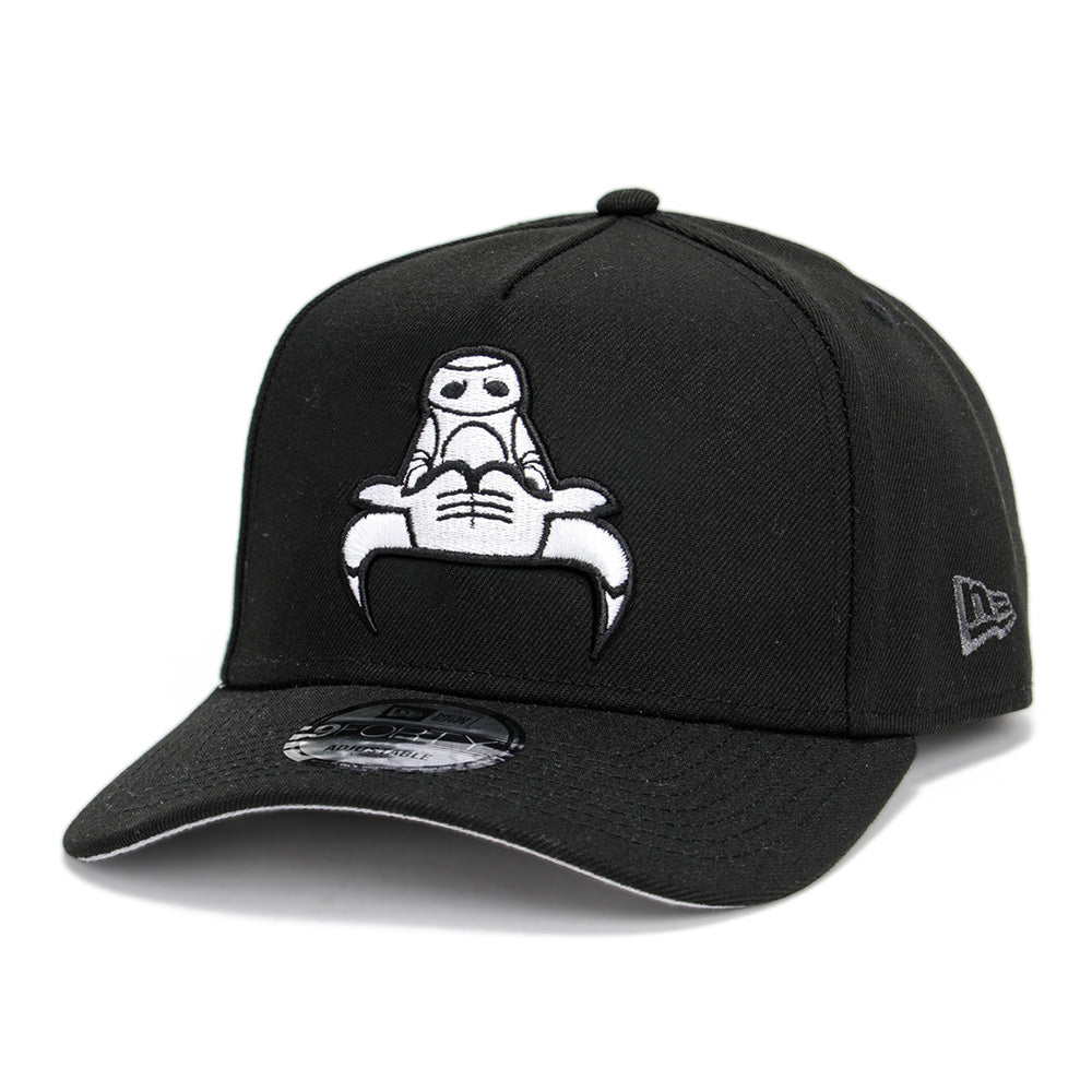 New Era Chicago Bulls Upside Down Black 9FORTY A-Frame Snapback Cap