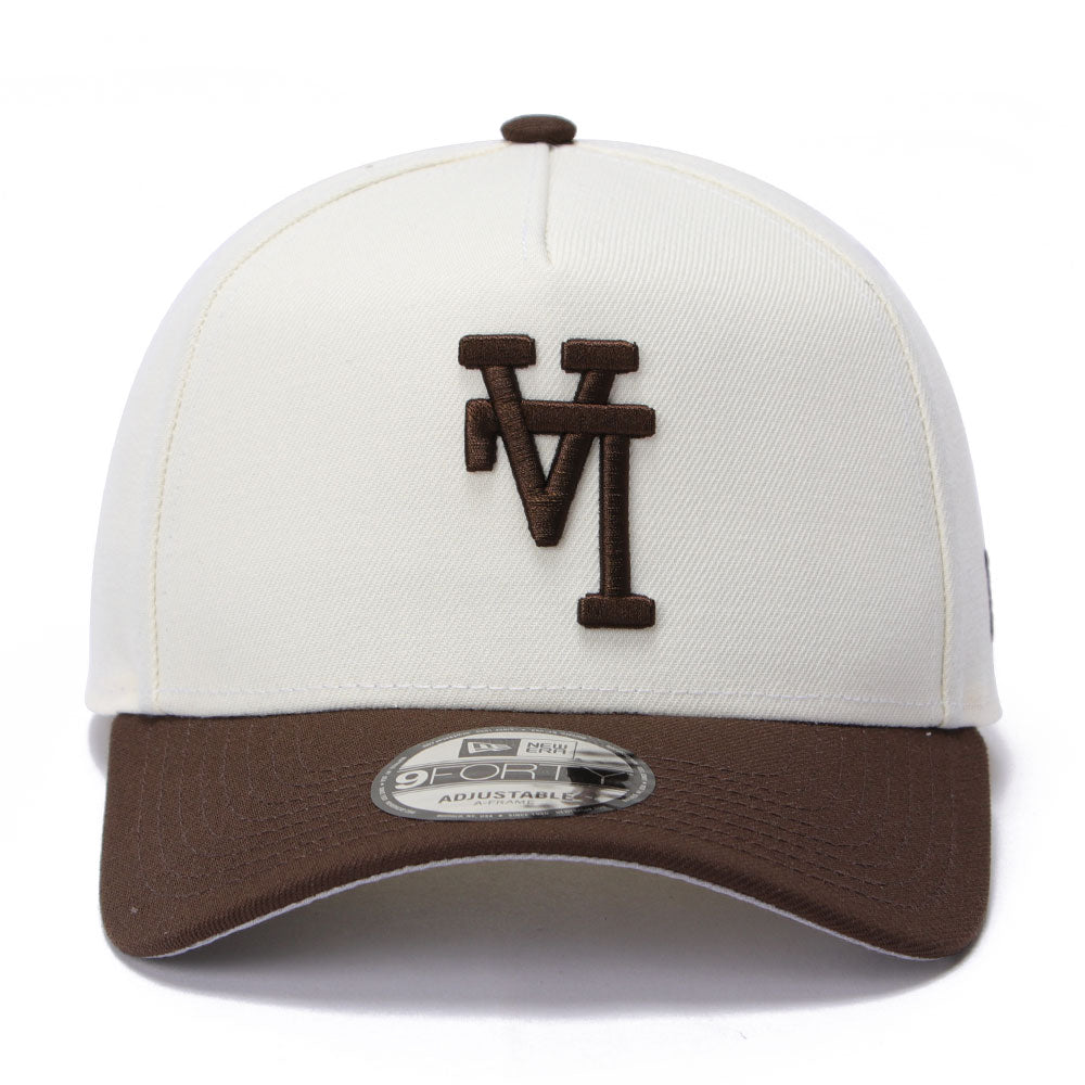 New Era Los Angeles Dodgers Upside Down Walnut 9FORTY A-Frame Snapback Cap