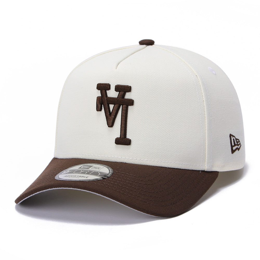 New Era Los Angeles Dodgers Upside Down Walnut 9FORTY A-Frame Snapback Cap
